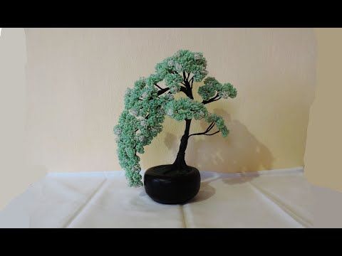 Дерево из бисера. Бонсай из бисера Часть 1/Bead tree. Bead Bonsai Part 1