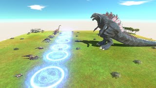 Herbivore Dinosaurs Evolution to Against Godzilla Ultima  Animal Revolt Battle Simulator