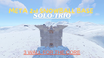 THE BEST NEW META 2x1 SHELL BASE DESIGN - Rust