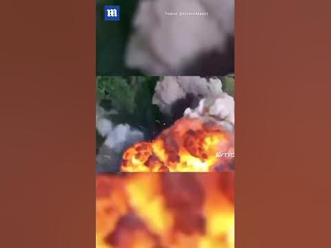 Russian T-90 tank destroyed in devastating explosion