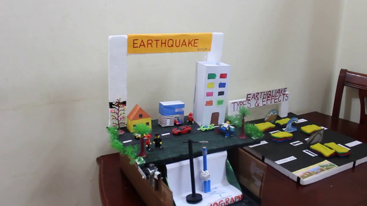 EarthQuake Model School Project YouTube