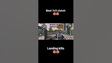 Best landing 1v3 clutch 🥵🥵 #bgmi #1v3 #clutch #shorts #subscribe #like #gaming