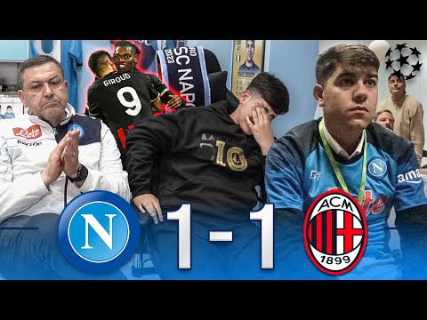 😭 FUORI... NAPOLI-MILAN 1-1 | LIVE REACTION NAPOLETANI