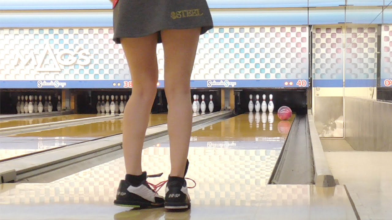 ボウリング女子の練習風景37（Bowling Practice）2020/6 - YouTube