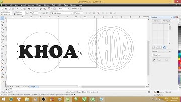 LÀM CHỮ TRÒN COREL X5