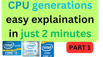 Intel processors generation explained | CPU generation explained | why higher generation is better?