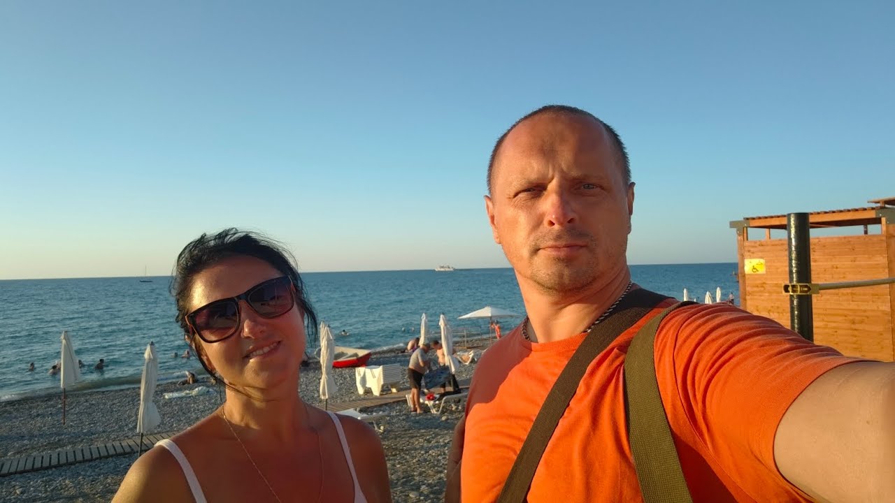 Лазаревское 2025/Завтрак в отеле Антаис/От улицы Победы к Морской звезде/Где находятся лучшие пляжи