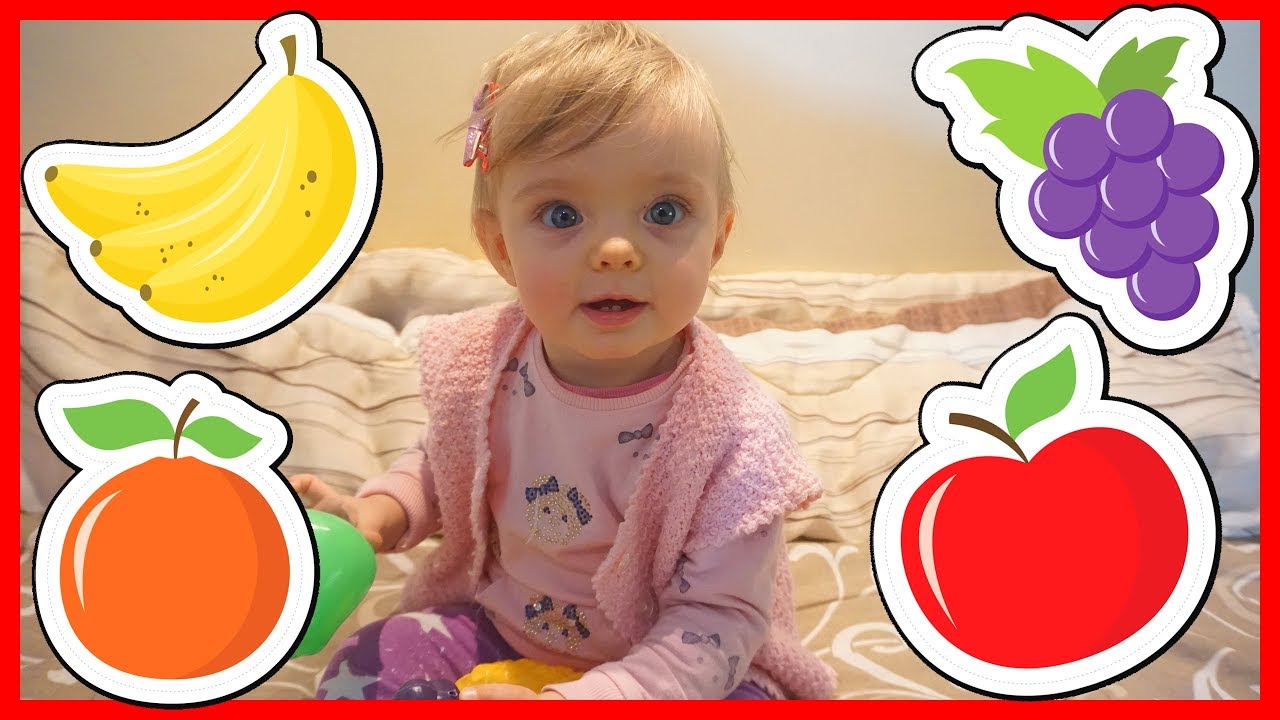 Learn Names of Fruits for Kids with Nika Educational Videos for Toddlers in English Zvaci Zvaci Njam