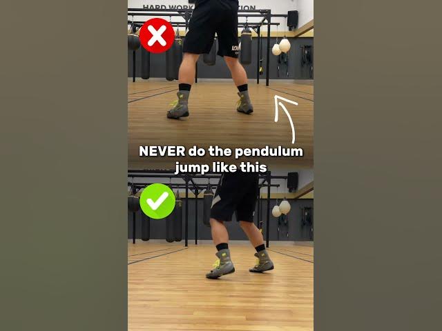 Outline Video Never pendulum jump on full foot!In boxing, moving on your toes is crucial for agility and balance.