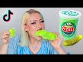 I tried the weirdest food I found on Tik Tok (pickle edition)