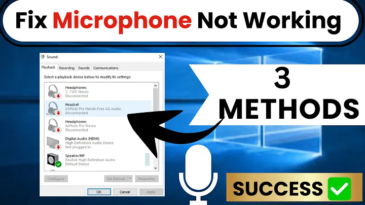 Fix Microphone Not Working on Windows 10 | 2025 Step-by-Step Guide