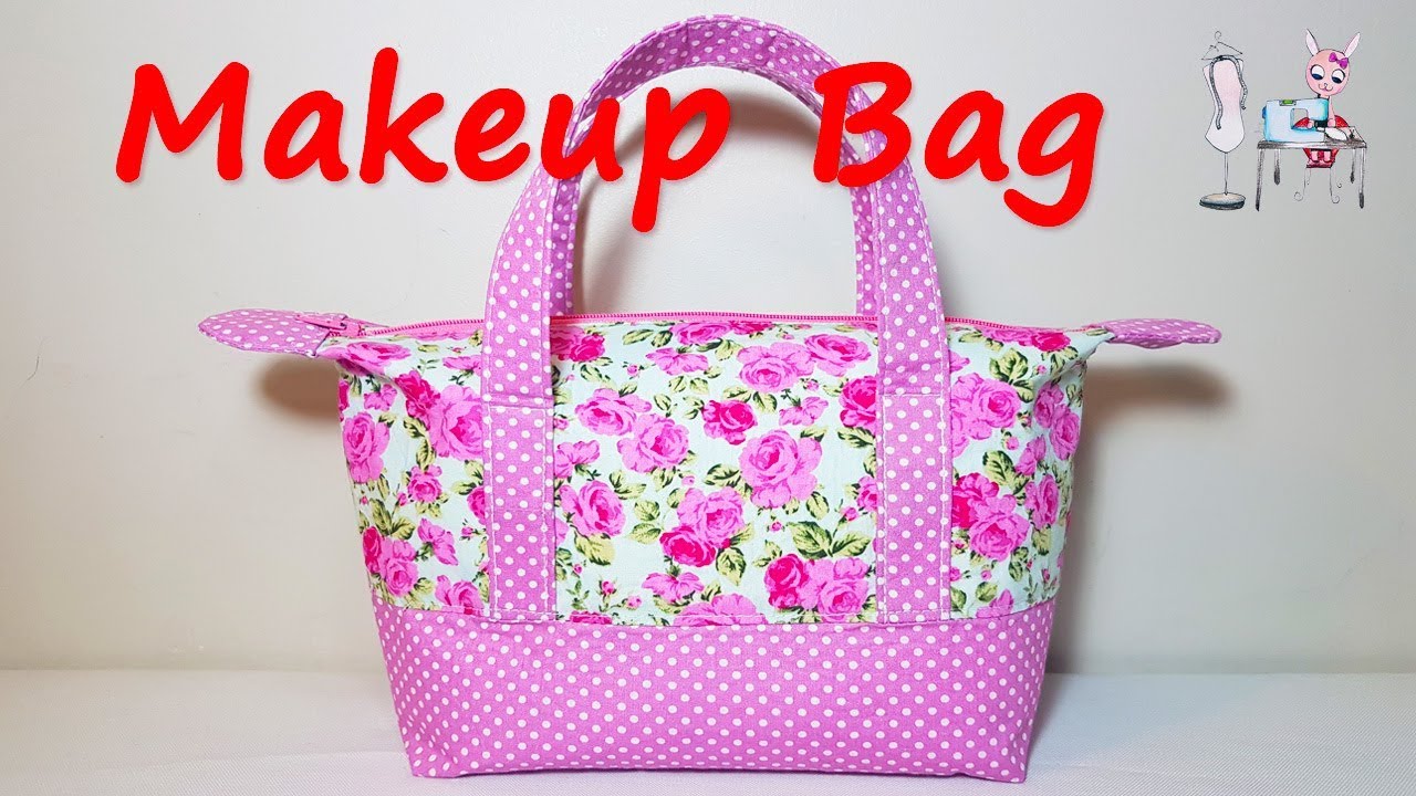 DIY MAKEUP BAG | MINI TOTE BAG | DIY BAG | HANDBAG | BAG TUTORIAL Coudre un sac | DIY Bolsa ...