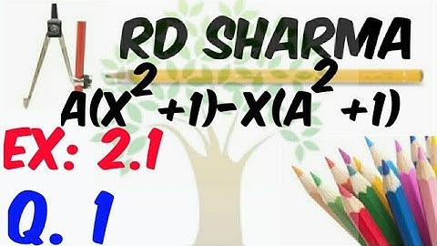 Polynomials Ex 2.1, Q - 1, Maths CBSE Class 10th R D Sharma.