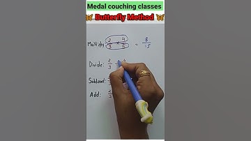 🦋Butterfly Method for addition,subtraction,multiplication an Division /#Butterflymethod #fraction
