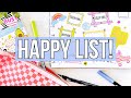 Plan With Me - Creating a List in My Happy Planner of Things That Truly Matter to Me