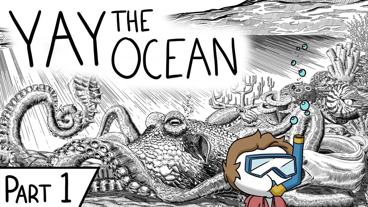 Boy Draws Ocean Stuff - Part 1 [Time-Lapse] 