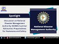 Discussion on NDMA Summer Advisories: Preparedness for Heatwaves and Safety.