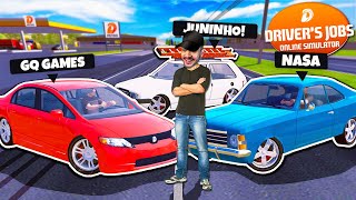 CHAMEI MEUS AMIGOS para o RACHA com MEU NOVO OPALA! Drivers Jobs screenshot 3