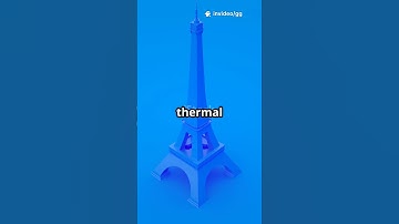 What happens with the Eiffel tower in summer?