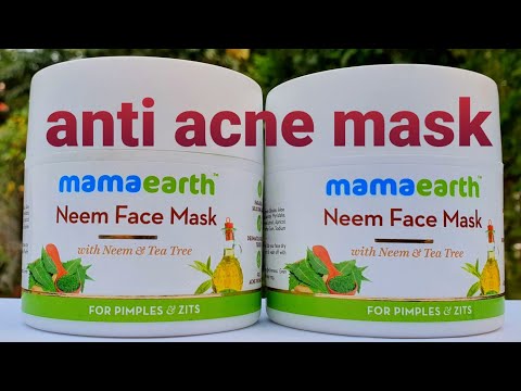 ANTI ACNE FACE MASK WITH NEEM & TEA TREE FOR ACNE PRONE SKIN | PIMPLE CONTROL FACE PACK | RARA |