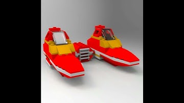 Modular Brick Twinpod Cloud Car 3D model from CGTrader.com