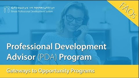 PDA FAQ - Gateways Programs