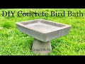 Making a Concrete Bird Bath | DIY Concrete Bird Bath