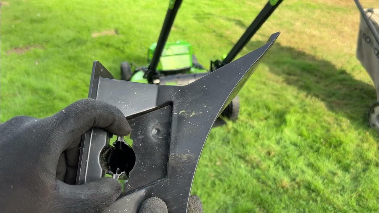 Greenworks Mower High Lift Blade Test YouTube