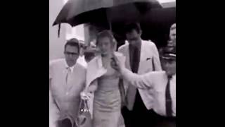 Marilyn Monroe and Arthur Miller on their way to England to film \