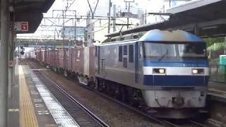 JR貨物 EF210-109号機（吹田）＋コキ20両　貨物列車1070レ 2020.07.11