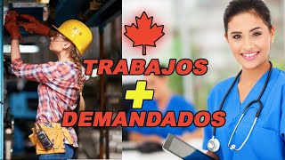 💼 10 trabajos mejor pagados para MUJERES - CANADA 🍁🍁