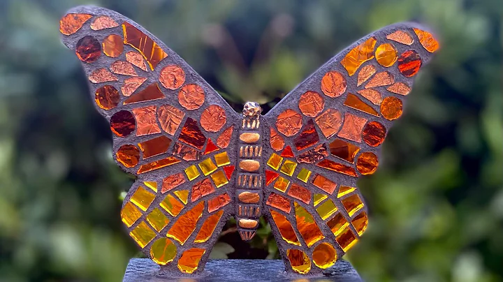 Ep. 91 HOW I MAKE A STANDING BUTTERFLY MOSAIC and ...