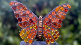 Ep. 91 HOW I MAKE A STANDING BUTTERFLY MOSAIC and starting a 30'x30' mosaic!