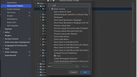 Modifying main menu in Android Studio