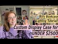 Turn your ikea billy into a builtin display billy bookcase modification and lighting tutorial