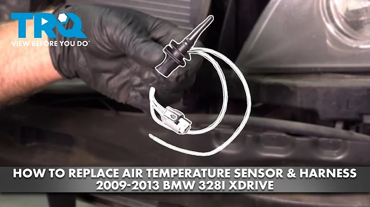 How to Replace Air Temperature Sensor & Harness 2009-2013 BMW 328i