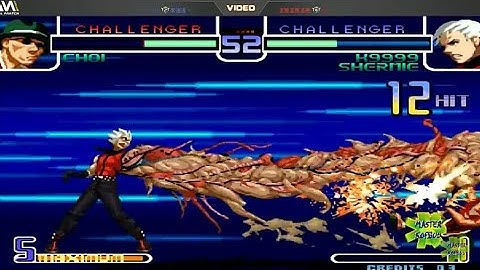 Kof 2002 fight BENIMARU,VANESSA,KYO VS K,WHIP,MAXIMA