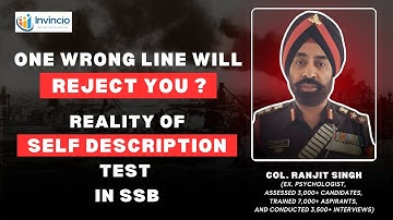 Why 90% Candidates Fail the Self-Description Test | Learn What They Miss!!