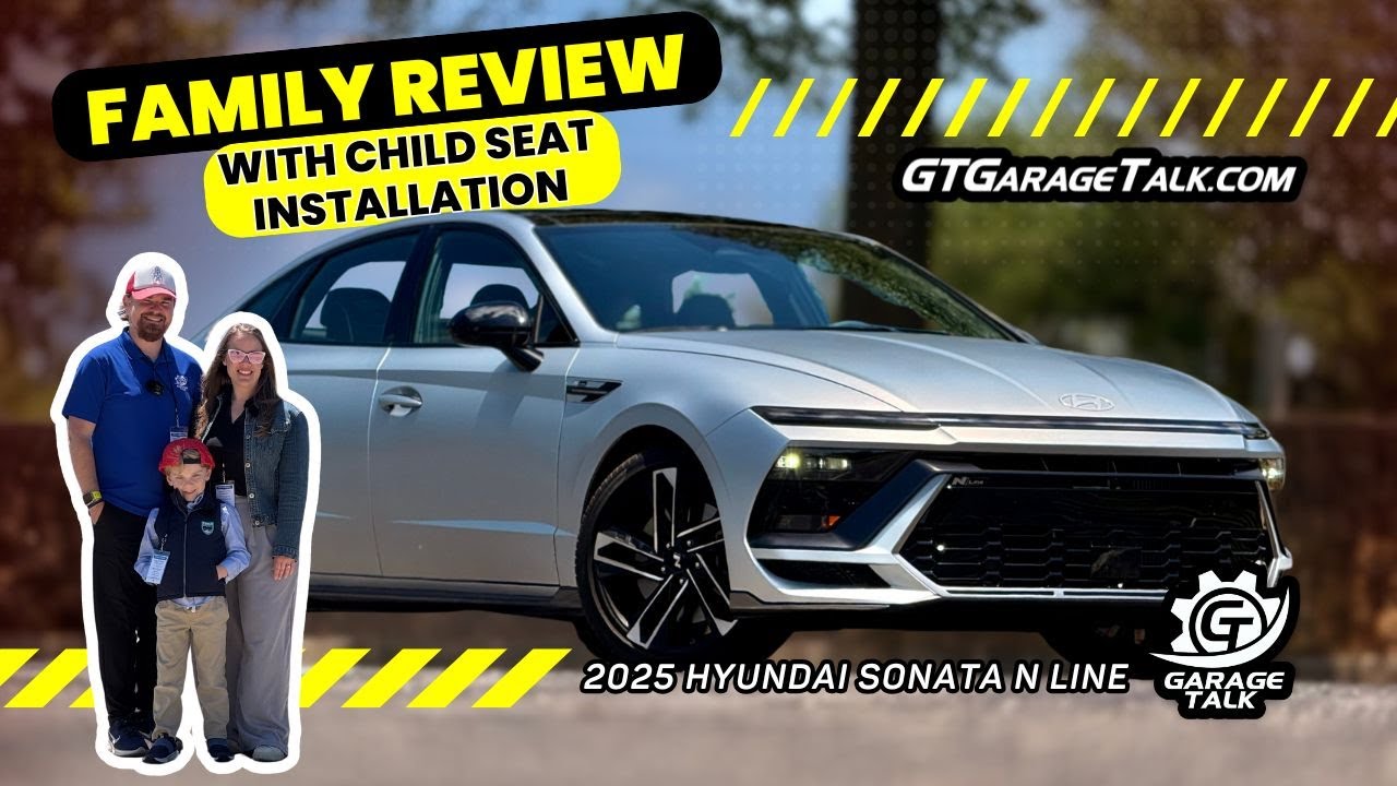 2025 Hyundai Sonata N Line // Family Review with Child Seat Installation