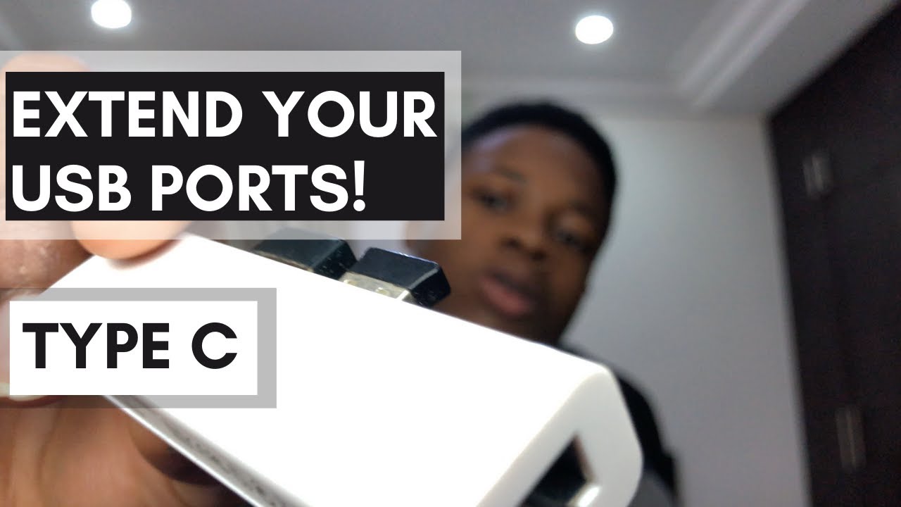 How to Increase the USB ports in your Laptop USB Type C Hub Extender