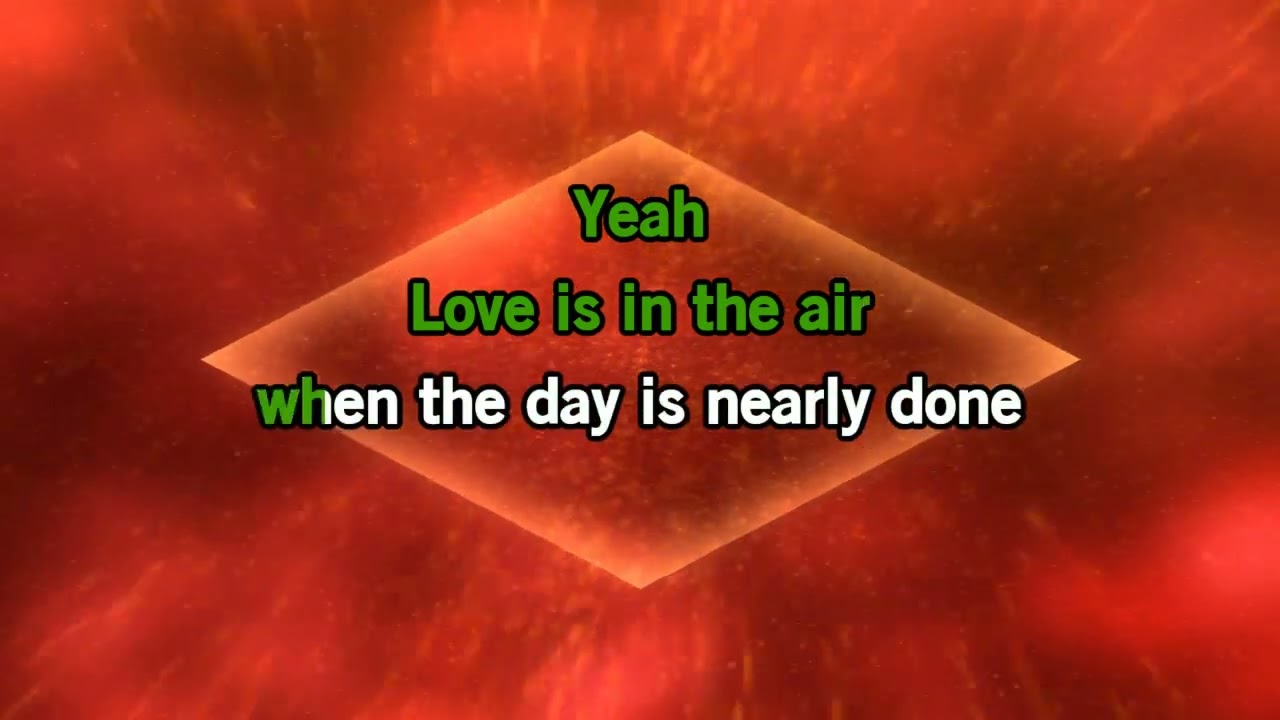 Daniel Boaventura - Love Is in the Air (Ao Vivo) Karaoke