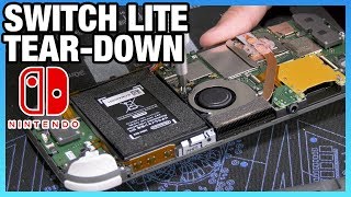 Nintendo Switch Lite Tear-Down \& Disassembly, Comparison to Original Switch