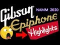 Gibson + Epiphone Highlights and Reactions | Winter NAMM 2020 | The Things You NEED to Know + Prices