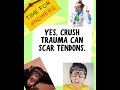 CAN MY WORK INJURY CAUSE TENDON SCARRING?