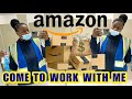 COME TO WORK WITH ME | AMAZON WAREHOUSE + TOUR (I guess🤷🏽‍♀️) 720p‼️