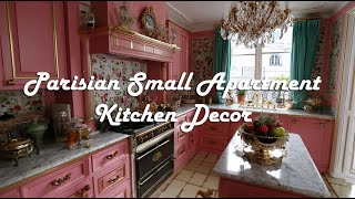 Parisian Small Apartment Kitchen Decor with French Vibes
