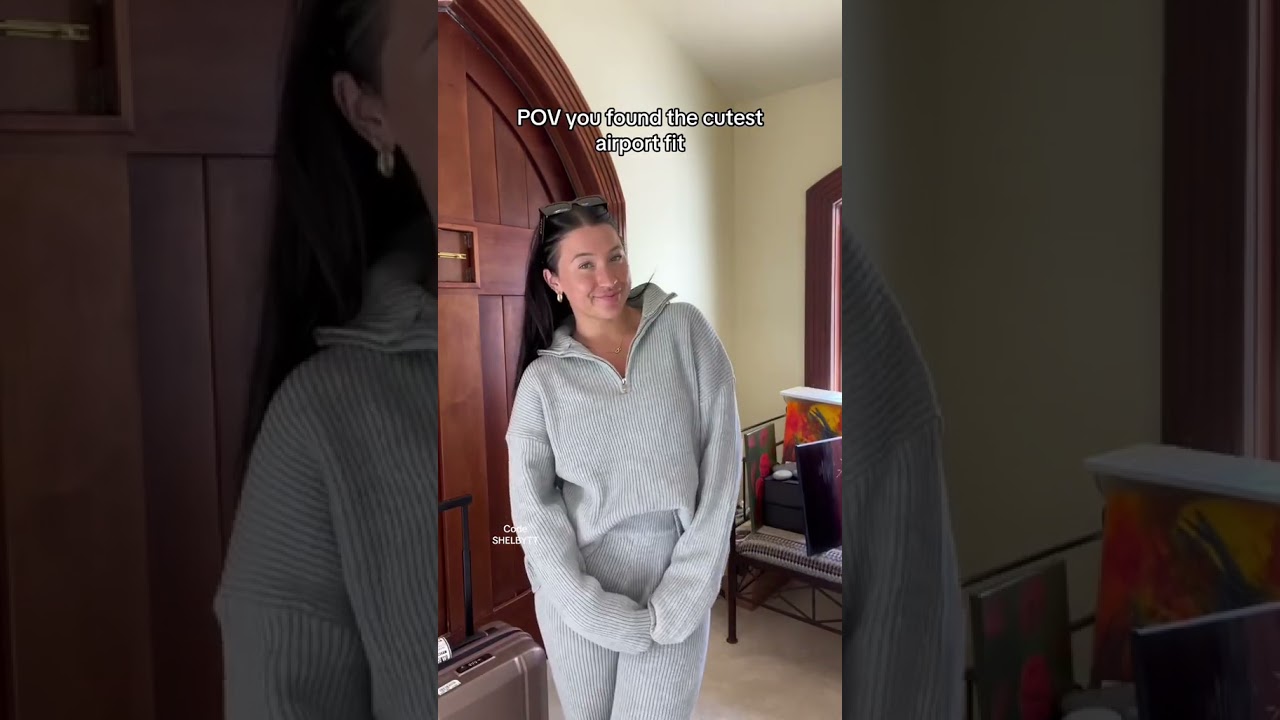 Cute and cozy in my new White Fox Boutique set!!