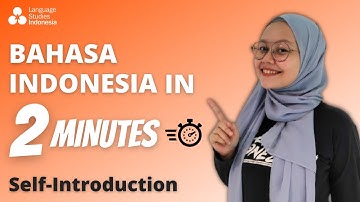 Learn Indonesian in 2 Minutes | How To Introduce Yourself in Indonesian