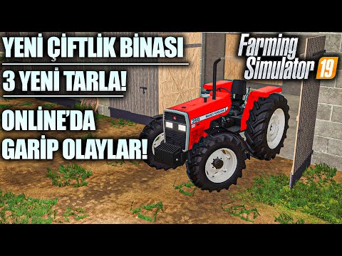 KÖY'DE GARİP GARİP ŞEYLER OLUYOR! HARMANDAYIZ! // FARMING SIMULATOR 2019