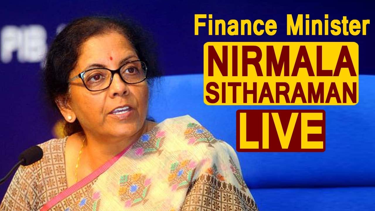 आर्थिक पैकेज के ऐलान पर Finance Minister Nirmala Sitharaman Live